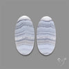 Blue Lace Agate Pair