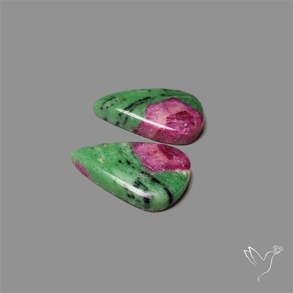 Ruby In Zoisite Pair