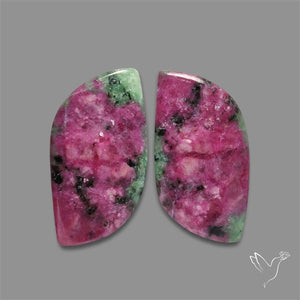 Ruby In Zoisite Pair