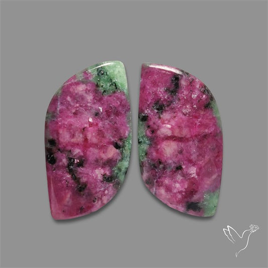 Ruby In Zoisite Pair