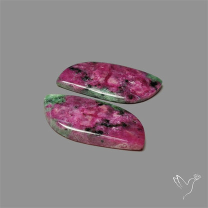 Ruby In Zoisite Pair