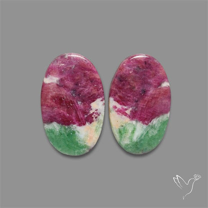 Ruby In Zoisite Pair