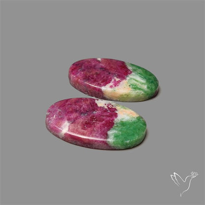Ruby In Zoisite Pair