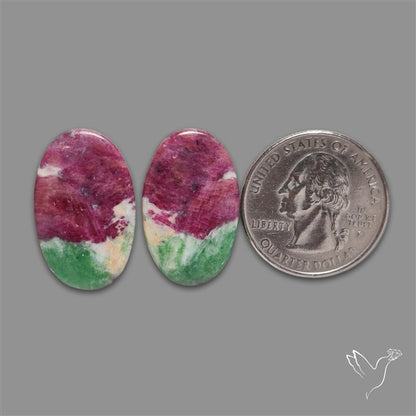Ruby In Zoisite Pair