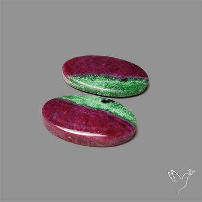 Ruby In Zoisite Pair