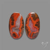 Moccan Seam Agate Pair