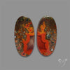 Moccan Seam Agate Pair