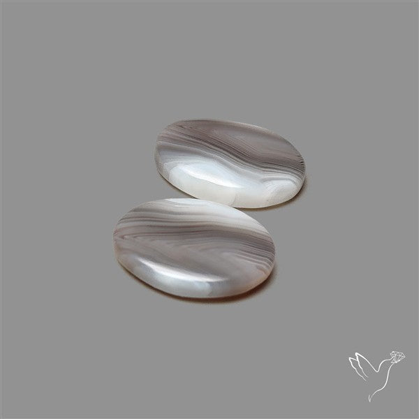 Botswana Agate Pair