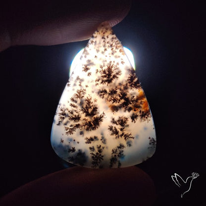 Russian Dendritic Agate Cabochon