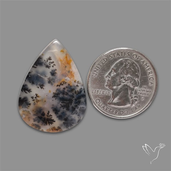 Russian Dendritic Agate Cabochon