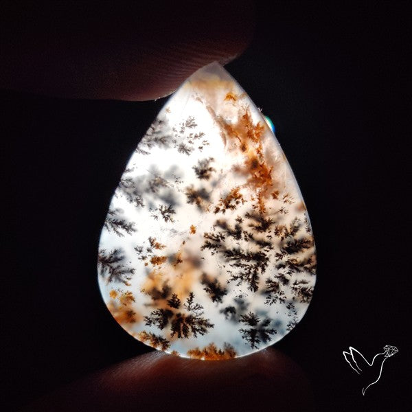 Russian Dendritic Agate Cabochon