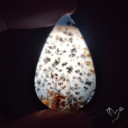 Russian Dendritic Agate Cabochon