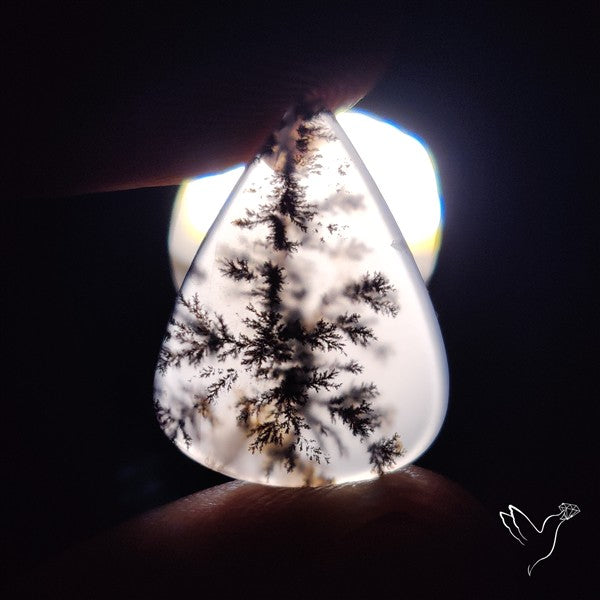 Russian Dendritic Agate Cabochon