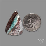 Aqua Chrysoprase Cabochon Selected Rare Patterns
