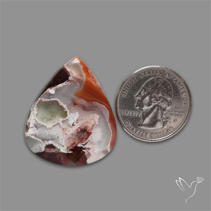 Aqua Chrysoprase Cabochon Selected Rare Patterns
