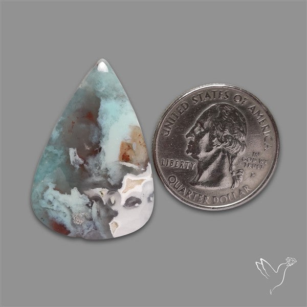 Aqua Chrysoprase Cabochon Selected Rare Patterns