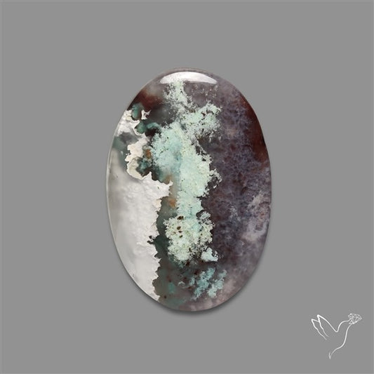 Aqua Chrysoprase Cabochon Selected Rare Patterns