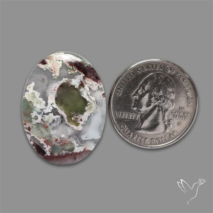 Aqua Chrysoprase Cabochon Selected Rare Patterns