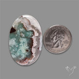 Aqua Chrysoprase Cabochon Selected Rare Patterns