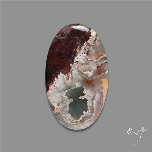 Aqua Chrysoprase Cabochon Selected Rare Patterns