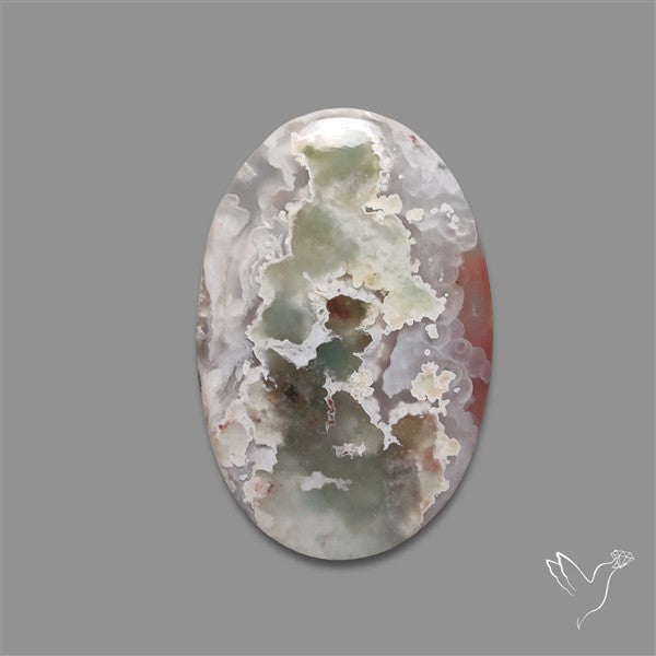Aqua Chrysoprase Cabochon Selected Rare Patterns