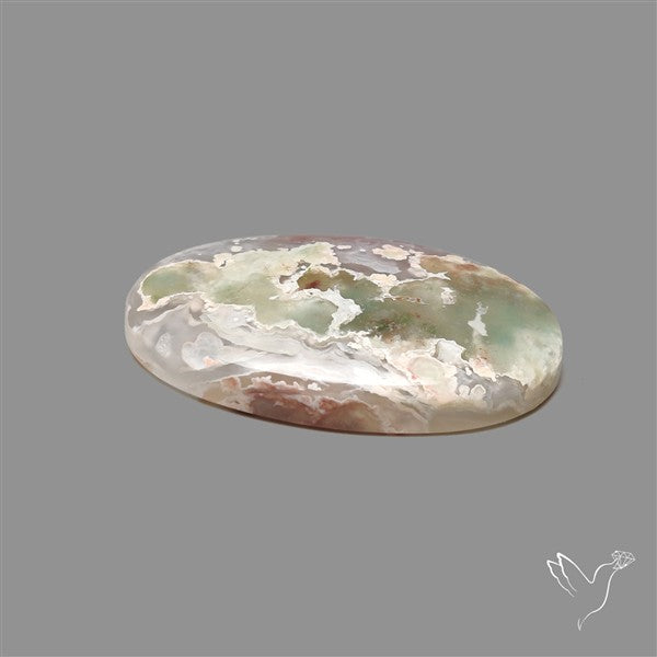 Aqua Chrysoprase Cabochon Selected Rare Patterns