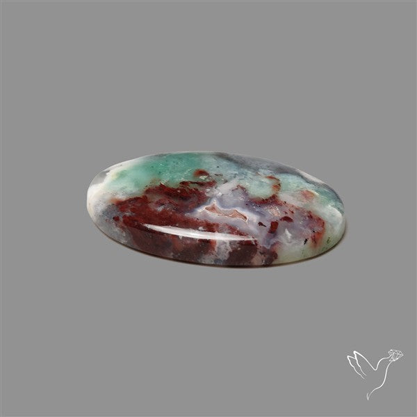 Aqua Chrysoprase Cabochon Selected Rare Patterns