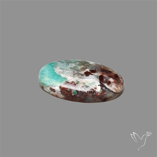 Aqua Chrysoprase Cabochon Selected Rare Patterns