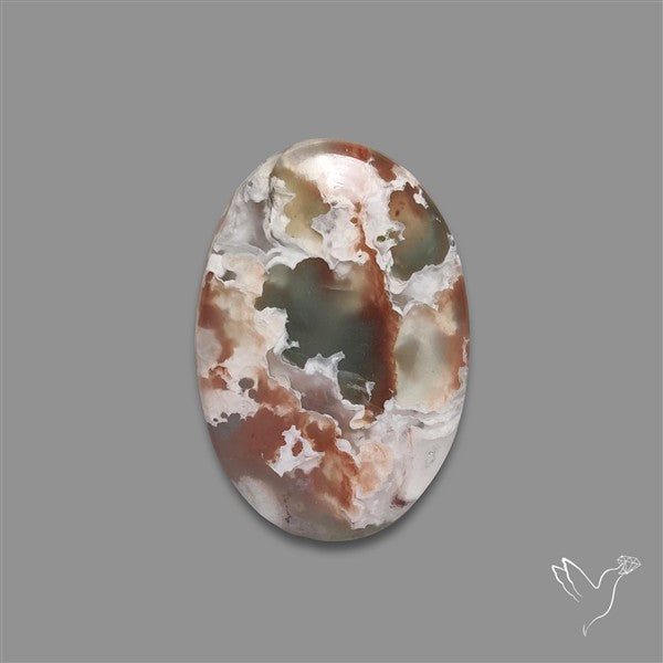 Aqua Chrysoprase Cabochon Selected Rare Patterns