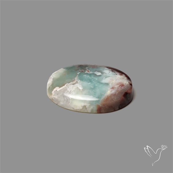 Aqua Chrysoprase Cabochon Selected Rare Patterns