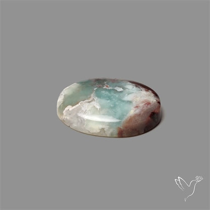 Aqua Chrysoprase Cabochon Selected Rare Patterns