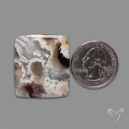 Aqua Chrysoprase Cabochon Selected Rare Patterns