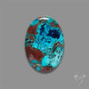 Shattuckite with Cuprite and Azurite Cabochon