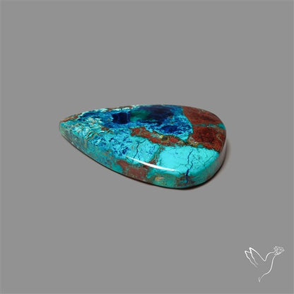 Shattuckite with Cuprite and Azurite Cabochon