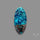 Shattuckite with Cuprite and Azurite Cabochon