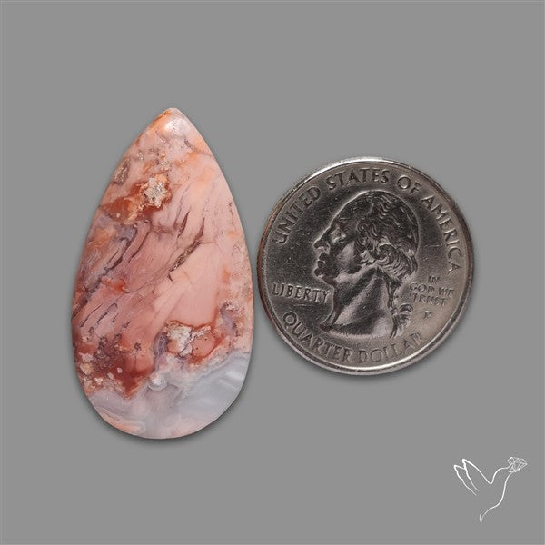 Cotton Candy Agate Cabochon