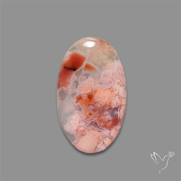 Cotton Candy Agate Cabochon