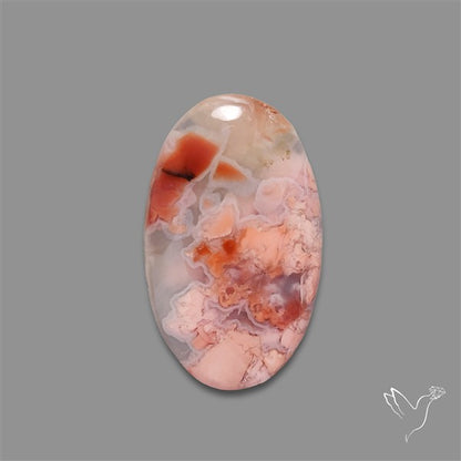 Cotton Candy Agate Cabochon