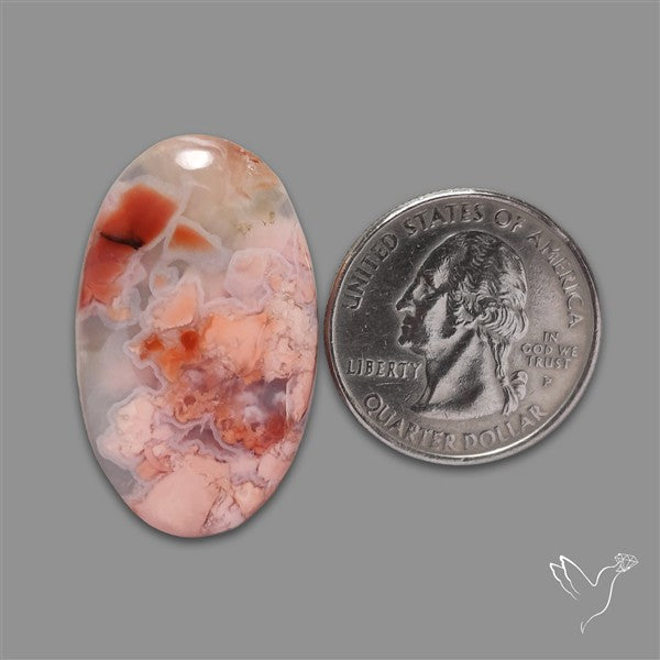 Cotton Candy Agate Cabochon