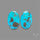 Rare Campitos Mines Turquoise Pair with Pyrite Inclusion