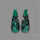 Emerald Pair Deep Dark Green