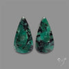 Emerald Pair Deep Dark Green