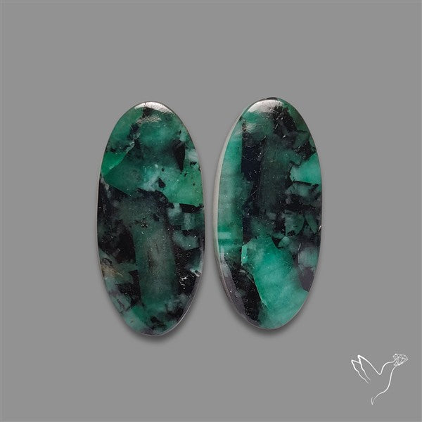 Emerald Pair Deep Dark Green