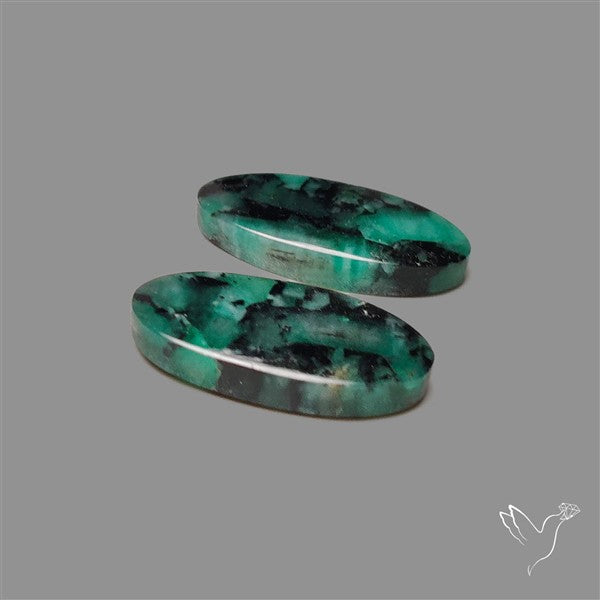Emerald Pair Deep Dark Green