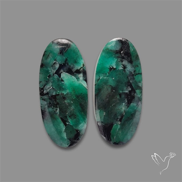 Emerald Pair Deep Dark Green