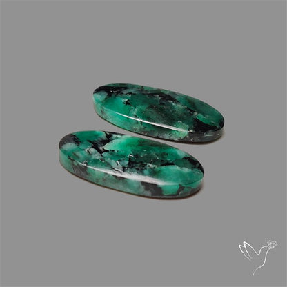 Emerald Pair Deep Dark Green