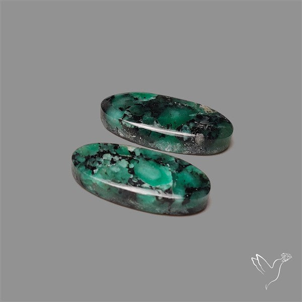 Emerald Pair Deep Dark Green