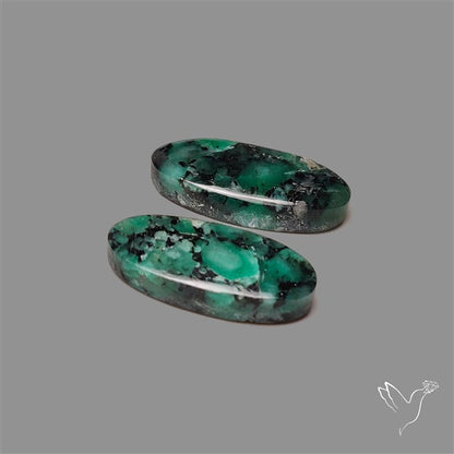 Emerald Pair Deep Dark Green