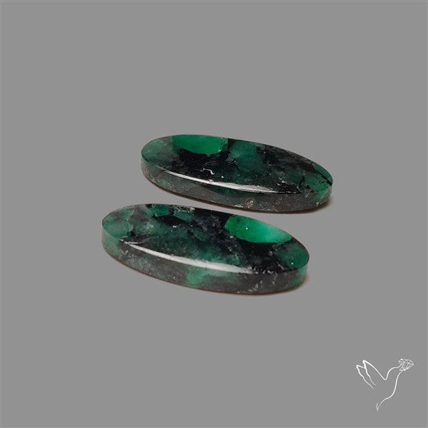 Emerald Pair Deep Dark Green