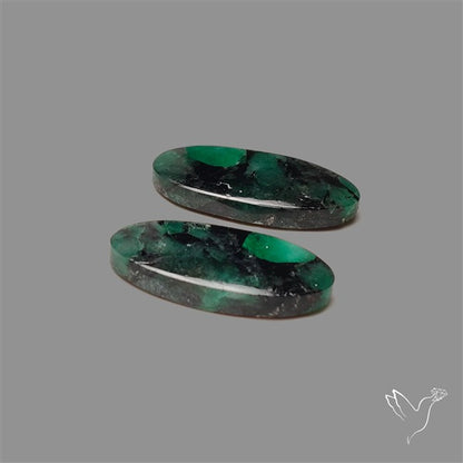 Emerald Pair Deep Dark Green